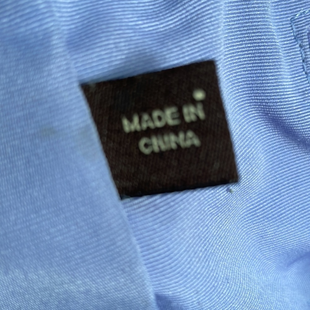 Taupe/tan Coach logo purse, violet lining, white straps - Picture 12 of 12